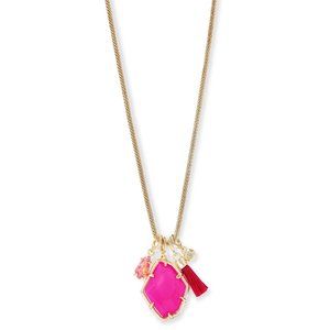Kendra Scott Hailey Necklace in Pink Agate